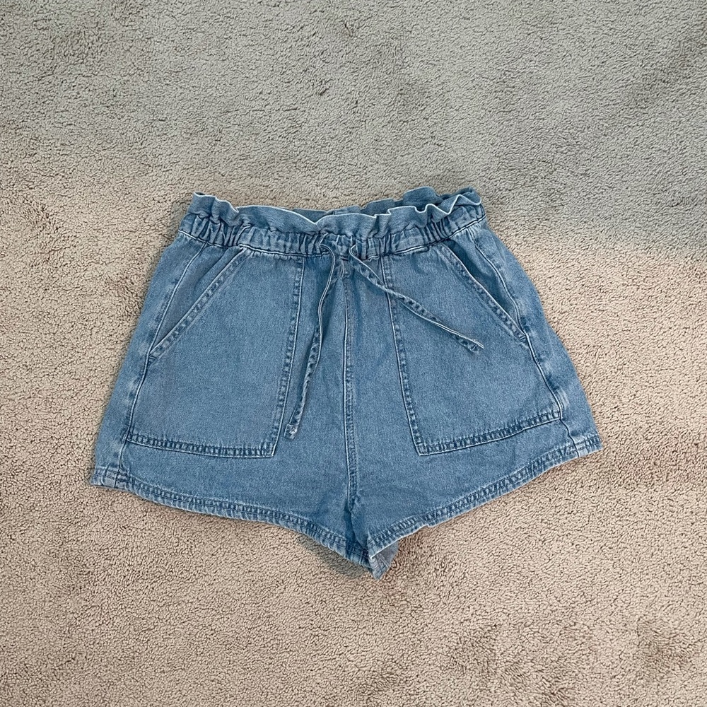 BDG flowy denim shorts
